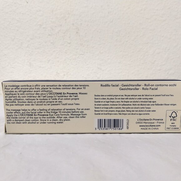 L'Occitane Facal Roller Beech wooden handle NIB - Picture 5 of 8
